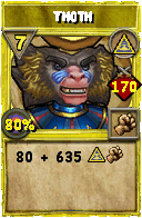 Wizard101 Myth spell card: Thoth, Spell ID 14868