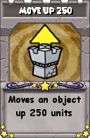 Wizard101 School 16 spell card: Move Up 250, Spell ID 14869
