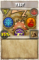 Wizard101 Balance spell card: TEST, Spell ID 14887