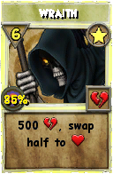 Wizard101 Star spell card: Wraith, Spell ID 14904