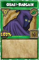 Wizard101 Life spell card: Quasi-Bargain, Spell ID 14905