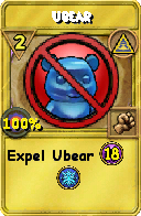Wizard101 Myth spell card: Ubear, Spell ID 14917