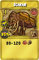 Wizard101 Balance spell card: Scarab, Spell ID 14954