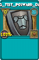Wizard101 Ice spell card: BG_Test_PosWard_Dam, Spell ID 14979