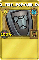 Wizard101 Ice spell card: BG_Test_PosWard_Dam, Spell ID 14979