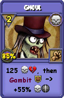 Wizard101 Death spell card: Ghoul, Spell ID 14941