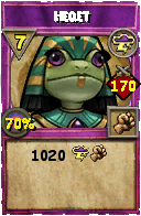 Wizard101 Storm spell card: Heqet, Spell ID 14819