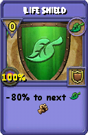 Wizard101 Life spell card: Life Shield, Spell ID 14226