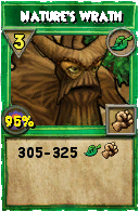 Wizard101 Life spell card: Nature's Wrath, Spell ID 14627