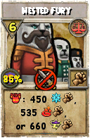 Wizard101 Balance spell card: Nested Fury, Spell ID 14576