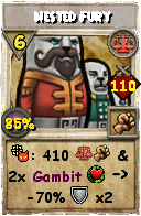 Wizard101 Balance spell card: Nested Fury, Spell ID 14575