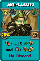 Wizard101 Life spell card: Anti-Lamassu, Spell ID 14941