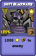 Wizard101 Star spell card: Shift Blackwater, Spell ID 14749