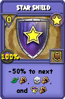 Wizard101 Star spell card: Star Shield, Spell ID 14215