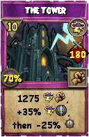 Wizard101 Storm spell card: The Tower, Spell ID 14151