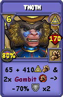 Wizard101 Myth spell card: Thoth, Spell ID 14872