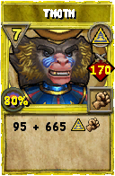 Wizard101 Myth spell card: Thoth, Spell ID 14840
