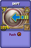 Wizard101 Myth spell card: Shift, Spell ID 15041