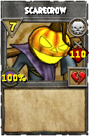 Wizard101 Death spell card: Scarecrow, Spell ID 15086