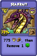 Wizard101 Storm spell card: Sea Krait, Spell ID 15110