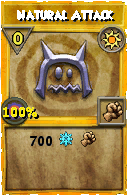 Wizard101 Sun spell card: Natural Attack, Spell ID 15111