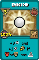 Wizard101 Balance spell card: Embolden, Spell ID 15126