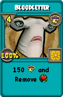 Wizard101 Storm spell card: Bloodletter, Spell ID 15137