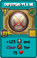 Wizard101 Life spell card: Defoffensive Line, Spell ID 15143