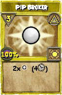 Wizard101 Myth spell card: PiP Broker, Spell ID 15145