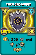 Wizard101 Ice spell card: The Long Night, Spell ID 15149