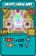 Wizard101 Balance spell card: Grave Imbalance, Spell ID 15160