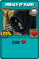 Wizard101 Death spell card: Herald of Hades, Spell ID 15172