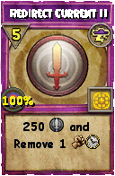 Wizard101 Storm spell card: Redirect Current II, Spell ID 15201