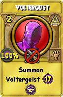 Wizard101 Myth spell card: Voltergeist, Spell ID 15215