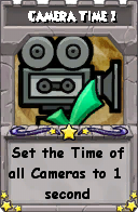 Wizard101 School 16 spell card: Camera Time 1, Spell ID 15248
