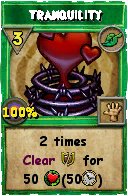 Wizard101 Life spell card: Tranquility, Spell ID 15267