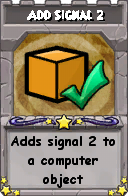 Wizard101 School 16 spell card: Add Signal 2, Spell ID 15314