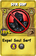 Wizard101 Myth spell card: Soul Serf, Spell ID 15338