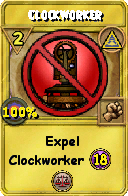 Wizard101 Myth spell card: Clockworker, Spell ID 15375