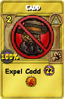 Wizard101 Myth spell card: Cadd, Spell ID 15398
