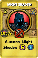 Wizard101 Myth spell card: Night Shadow, Spell ID 15412