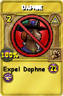 Wizard101 Myth spell card: Daphne, Spell ID 15414