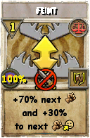 Wizard101 Balance spell card: Feint, Spell ID 15421
