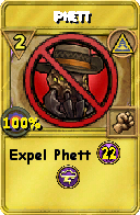 Wizard101 Myth spell card: Phett, Spell ID 15458