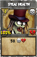 Wizard101 Death spell card: Steal Health, Spell ID 15493