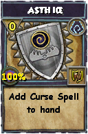 Wizard101 Shadow spell card: ASTH Ice, Spell ID 15538
