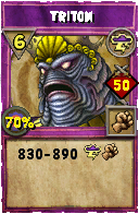Wizard101 Storm spell card: Triton, Spell ID 15616