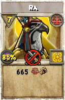 Wizard101 Balance spell card: Ra, Spell ID 15710
