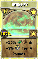 Wizard101 Star spell card: Intensify, Spell ID 15725