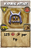 Wizard101 Balance spell card: Natural Attack, Spell ID 15741